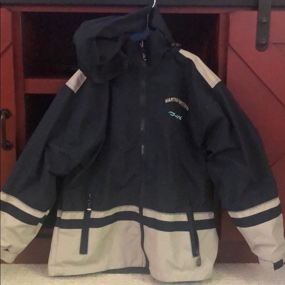 Martha vineyard Rain jacket reversible with hood - Picture 5 of 5
